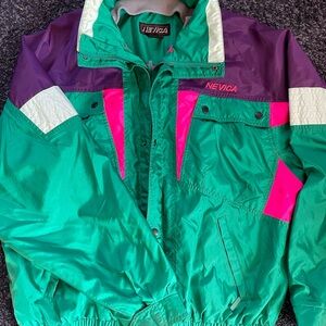 vintage 1980s Nevica Ski Jacket, FS 20 LS